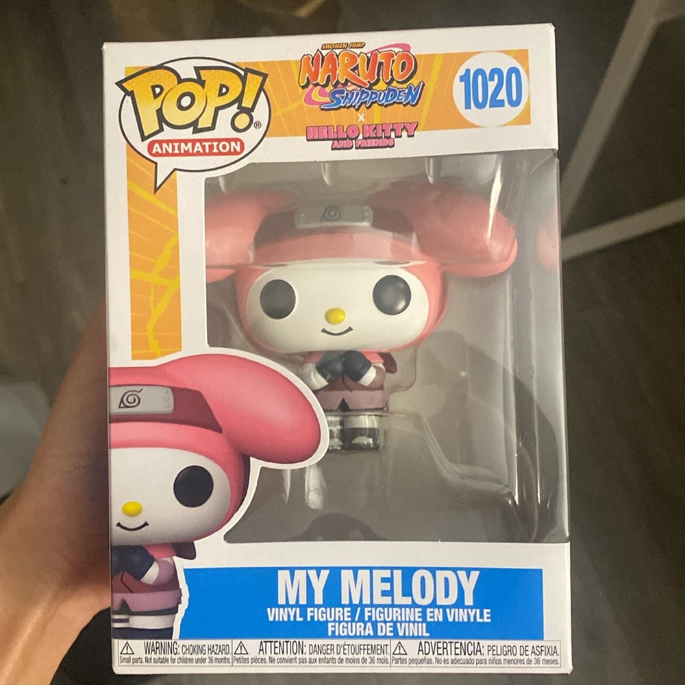 NIB naruto x sanrio funko pop - my melody